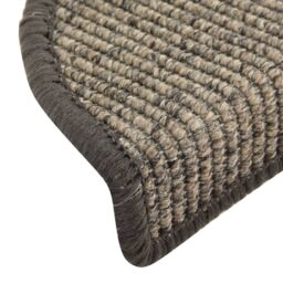 Berkfield Home Stair Mats Self-adhesive 15 pcs 56x17x3 cm Beige & Grey - Size: Medium - thumbnail 6