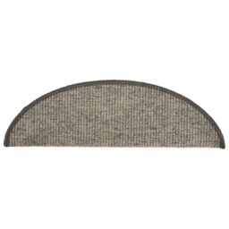 Berkfield Home Stair Mats Self-adhesive 15 pcs 56x17x3 cm Beige & Grey - Size: Medium - thumbnail 5