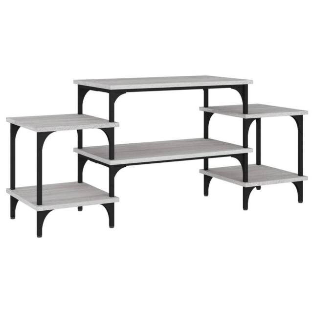 Berkfield Home TV Cabinet Grey Sonoma 117x35x52 cm Engineered Wood - Size: 117 x 35 x 52 cm - image 1
