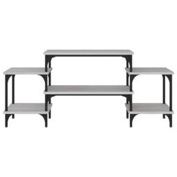 Berkfield Home TV Cabinet Grey Sonoma 117x35x52 cm Engineered Wood - Size: 117 x 35 x 52 cm - thumbnail 5