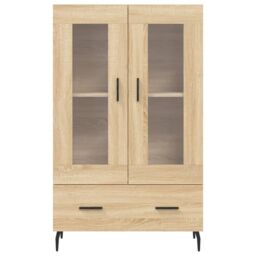 Berkfield Home Highboard Sonoma Oak 69.5x31x115 cm Engineered Wood in Brown - thumbnail 6
