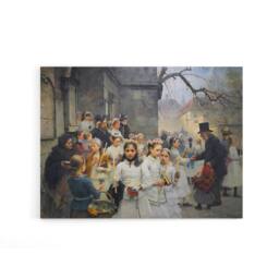 "Artery8 Carl Frithjof Smith After First Communion Canvas Wall Art Print - Size: W24"" x H32""" - thumbnail 1