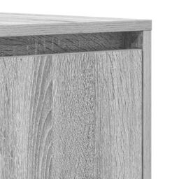 Berkfield Home Sideboard Grey Sonoma 120x41x75 cm Engineered Wood - Size: 120 x 41 x 75 cm - thumbnail 3