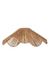 ValueLights Farai Natural Woven Rope Wavy Easy Fit Ceiling Lamp Shade with Bulb - thumbnail 6