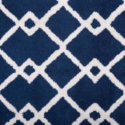 Wyld and Coco Geometric Area Rug 160 x 230 cm Soft Polyester Durable Backing in Blue - Size: 160 cm x 230 cm - thumbnail 5