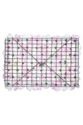 Neel Blue Artificial Flower Wall Panel Decorative Wedding Photography Backdrop in Baby Pink - thumbnail 4