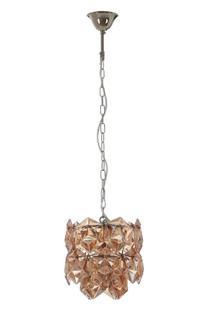 Orsina Rydello Small Amber Glass Chandelier in Orange - image 1