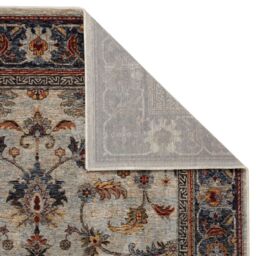 The Rug Shop UK Blue Traditional Easy to clean Machine Made Border Floral Runner - Size: 200 cm x 280 cm - thumbnail 5
