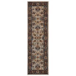 The Rug Shop UK Blue Traditional Easy to clean Machine Made Border Floral Runner - Size: 200 cm x 280 cm - thumbnail 7
