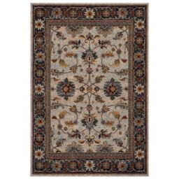 The Rug Shop UK Blue Traditional Easy to clean Machine Made Border Floral Runner - Size: 200 cm x 280 cm - thumbnail 6