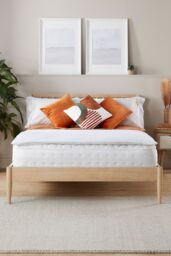 Slumberdown Temperature-Regulating Mattress Topper with Breathable Cooling Technology in White - Size: Single - thumbnail 2