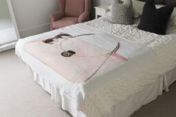 Benjamin Tate Design Sunny Bag Blanket in Natural - Size: 120 cm x 150 cm - thumbnail 3