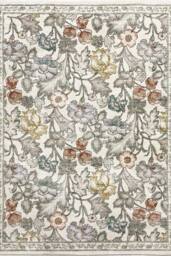 THE RUGS Classical Collection Natural Florals Soft Pile Multicolour Rug - Size: 60 cm x 180 cm