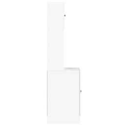 Berkfield Home Kitchen Cabinet White 60x50x180 cm Engineered Wood - Size: 60 x 50 x 180 cm - thumbnail 5