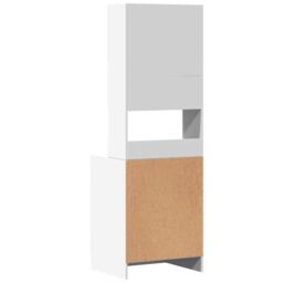 Berkfield Home Kitchen Cabinet White 60x50x180 cm Engineered Wood - Size: 60 x 50 x 180 cm - thumbnail 6
