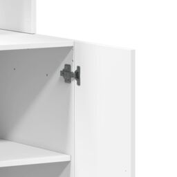 Berkfield Home Kitchen Cabinet White 60x50x180 cm Engineered Wood - Size: 60 x 50 x 180 cm - thumbnail 9