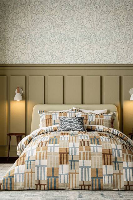 Harlequin 'Monolith' Cotton Duvet Cover Set - Size: Double - image 1