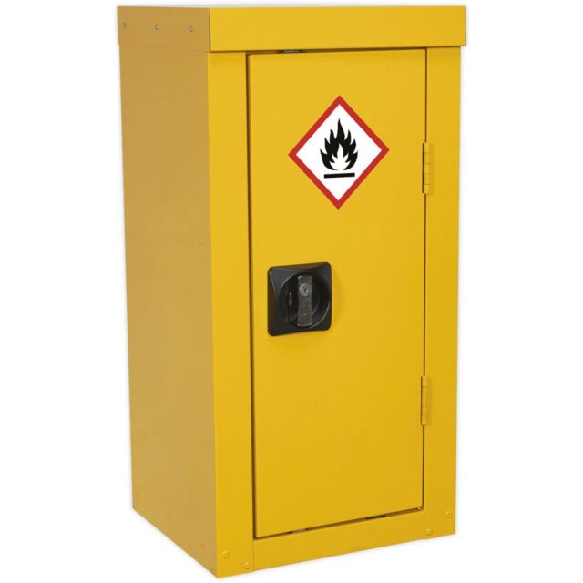 Loops Hazardous Substance Cabinet - 350 x 300 x 705mm - Single Door - 2 Point Key Lock - image 1