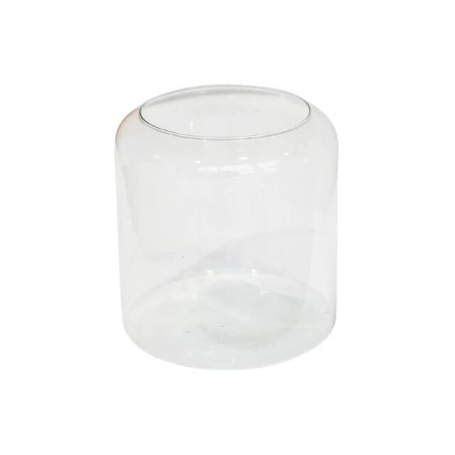 Lemon Pavilion Furniture and Decor Hurricane Lantern with Sand - Glass - L19 x W19 x H19 cm - Clear - image 1