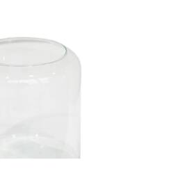 Lemon Pavilion Furniture and Decor Hurricane Lantern with Sand - Glass - L19 x W19 x H19 cm - Clear - thumbnail 2