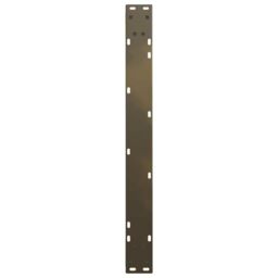 Berkfield Home Dining Table Legs V-Shape 2 pcs Natural Steel 90x(72-73.3) cm Steel in Brown - thumbnail 7