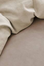 CHRISTY 'Relaxed Linen' Washed Finish Reversible Duvet Cover Set in Beige - Size: Super King - thumbnail 3