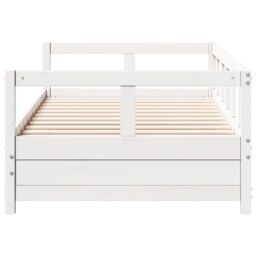 Berkfield Home Daybed without Mattress White 80x200 cm Solid Wood Pine - thumbnail 6