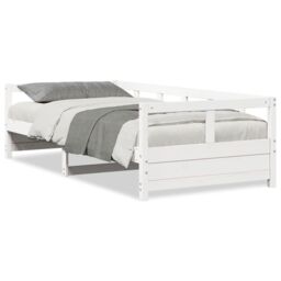 Berkfield Home Daybed without Mattress White 80x200 cm Solid Wood Pine - thumbnail 2