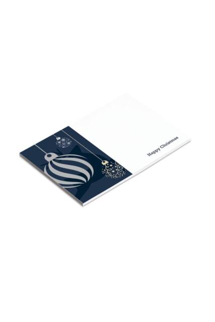 KDMD Large Card - Happy Christmas - Pk6 10 Pack in Blue - image 1