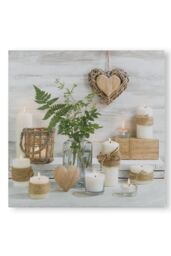Art for the Home Harmony LED Printed Canvas in Beige - thumbnail 2