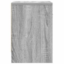 Berkfield Home Bedside Cabinets 2 pcs with Drawer Grey Sonoma 39x28x41 cm - Size: 39 x 28 x 41 cm - thumbnail 7