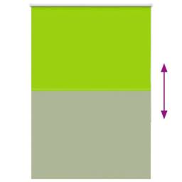 Berkfield Home Roller Blind Blackout Yellow 130x210 cm Fabric Width 126.6 cm Pol… in Bright Green - thumbnail 9