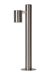Lucide 'ARNE' Non Dimmable Rotatable Outdoor LED Bollard Pole Light GU10 in Grey