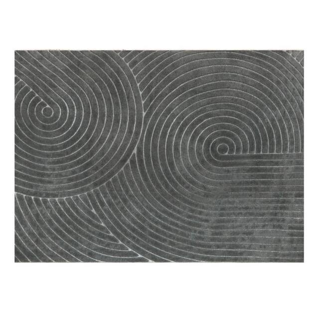 Nordara 160cmx230cm/Grey Large Plush Velvet Area Rug Soft Shaggy Floor Carpet in Grey - Size: 160 cm x 230 cm - image 1