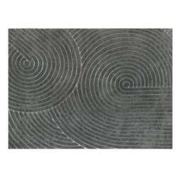 Nordara 160cmx230cm/Grey Large Plush Velvet Area Rug Soft Shaggy Floor Carpet in Grey - Size: 160 cm x 230 cm - thumbnail 1