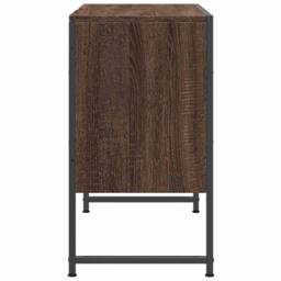 Berkfield Home Bathroom Sink Cabinet Brown Oak 80x33x60 cm Engineered Wood - Size: 80 x 33 x 60 cm - thumbnail 7