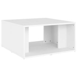 Berkfield Home Coffee Tables 4 pcs White 33x33x33 cm Engineered Wood - Size: 33 x 33 x 33 cm - thumbnail 5