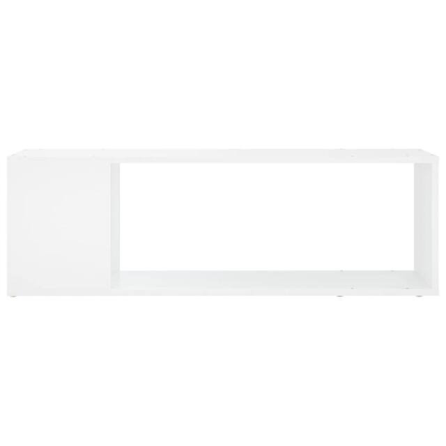 Berkfield Home TV Cabinet White 100x24x32 cm Engineered Wood - Size: 100 x 24 x 32 cm - image 1