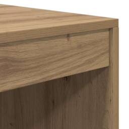 Berkfield Home Elegant Writing Desk Artisan oak MDF 100 x 50 x 76 cm Simple in Brown - thumbnail 8