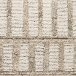 THE RUGS Vikosa Wool Rug Linara Handcrafted Cream Brown Abstract - Size: 200 cm x 300 cm - thumbnail 4