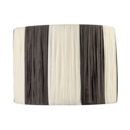 Happy Homewares Designer Two Tone Black & White Folded Pleated Paper Lamp Shade - Size: 10 inches - thumbnail 3