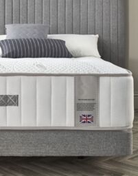 Somnior Midnight Orthopaedic Mattress Built with Extra Hybrid Support Features in White - Size: Small Single - thumbnail 2