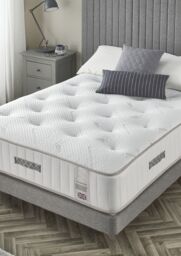 Somnior Midnight Orthopaedic Mattress Built with Extra Hybrid Support Features in White - Size: Small Single