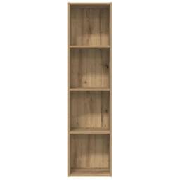 Berkfield Home Book Cabinet/TV Cabinet Old Wood 36x30x143cm Engineered Wood in Brown - Size: 36 x 30 x 143 cm - thumbnail 5
