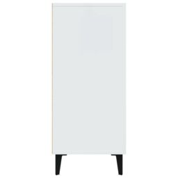 Berkfield Home Sideboard White 90x34x80 cm Engineered Wood - Size: 90 x 34 x 80 cm - thumbnail 6