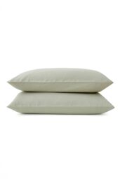 Martex Touch of Linen Housewife Pillowcase Pair in Pale Green - thumbnail 7