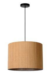 Lucide 'MAGIUS' Dimmable Adjustable Contemporary Hanging Pendant Lamp 1xE27 in Brown - thumbnail 2