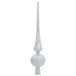 Berkfield Home Elegant Artificial Hinged Christmas Tree White 210 cm PE & PVC - thumbnail 9