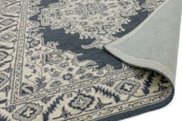 The Rug Shop UK Blue Handmade Wool Floral Traditional Easy To Clean Area Rug - Size: 160 cm x 230 cm - thumbnail 5