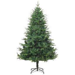 Berkfield Home Artificial Pre-lit Christmas Tree with Ball Set Green 210 cm - thumbnail 4